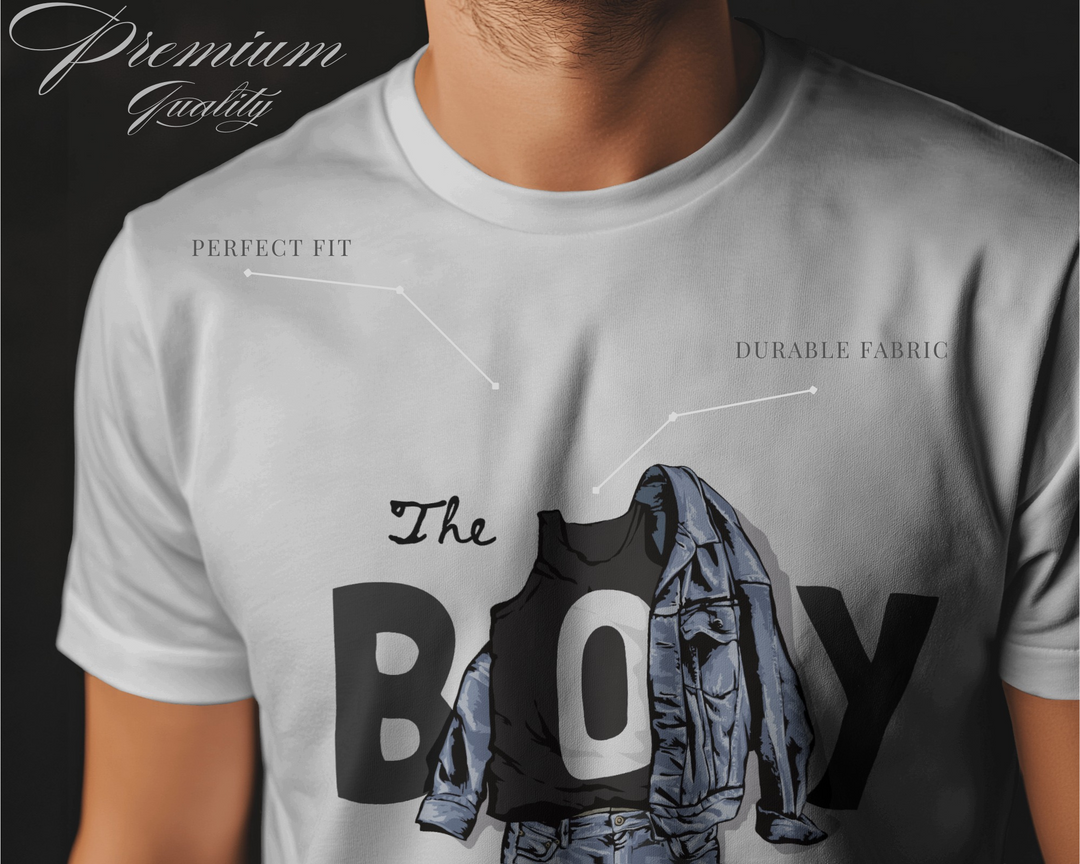 “BoyStyle” Graphic T-Shirt | Regular Fit | 100% Cotton Bio-Wash | Urban Streetwear